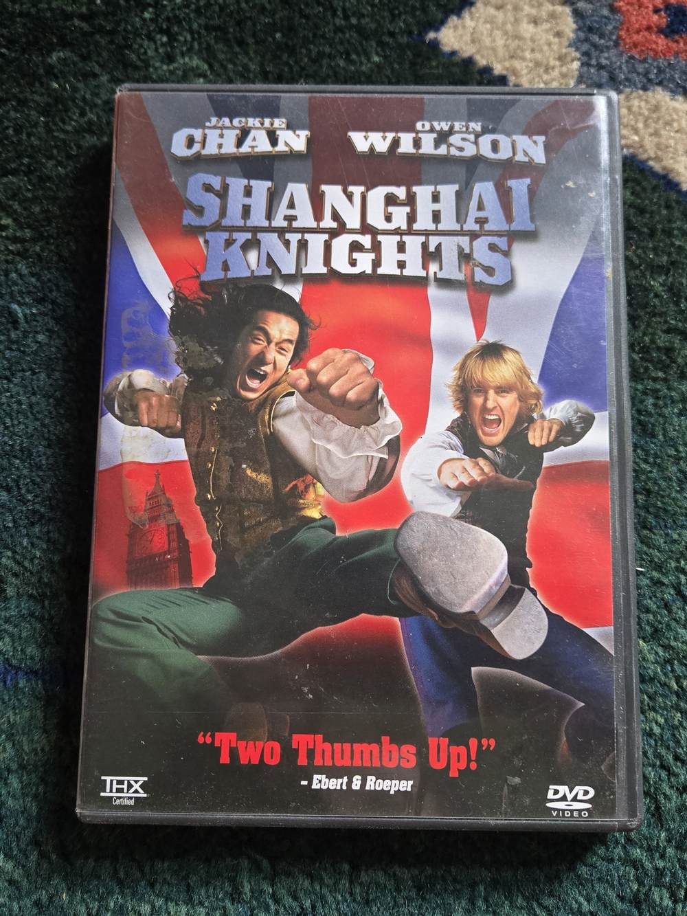 Shanghai Knights DVD 2003 Jackie Chan Owen Wilson Disney Action Comedy
